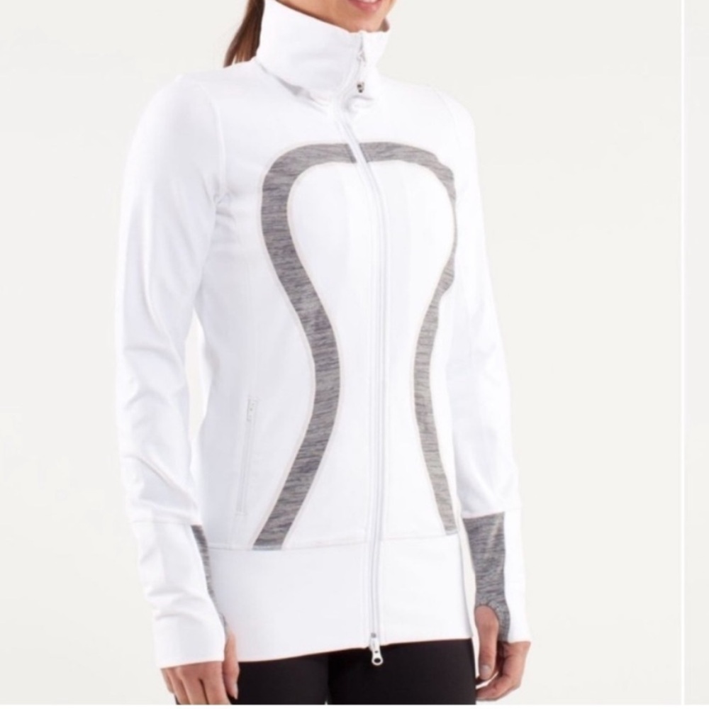 Lululemon In Stride Wee Are From Space Jacket White